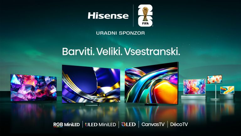 Hisense ostaja vodilna blagovna znamka na svetu v kategoriji televizorjev z diagonalo 100 palcev in več.