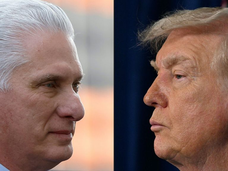 Donald Trump Miguel Diaz Canel