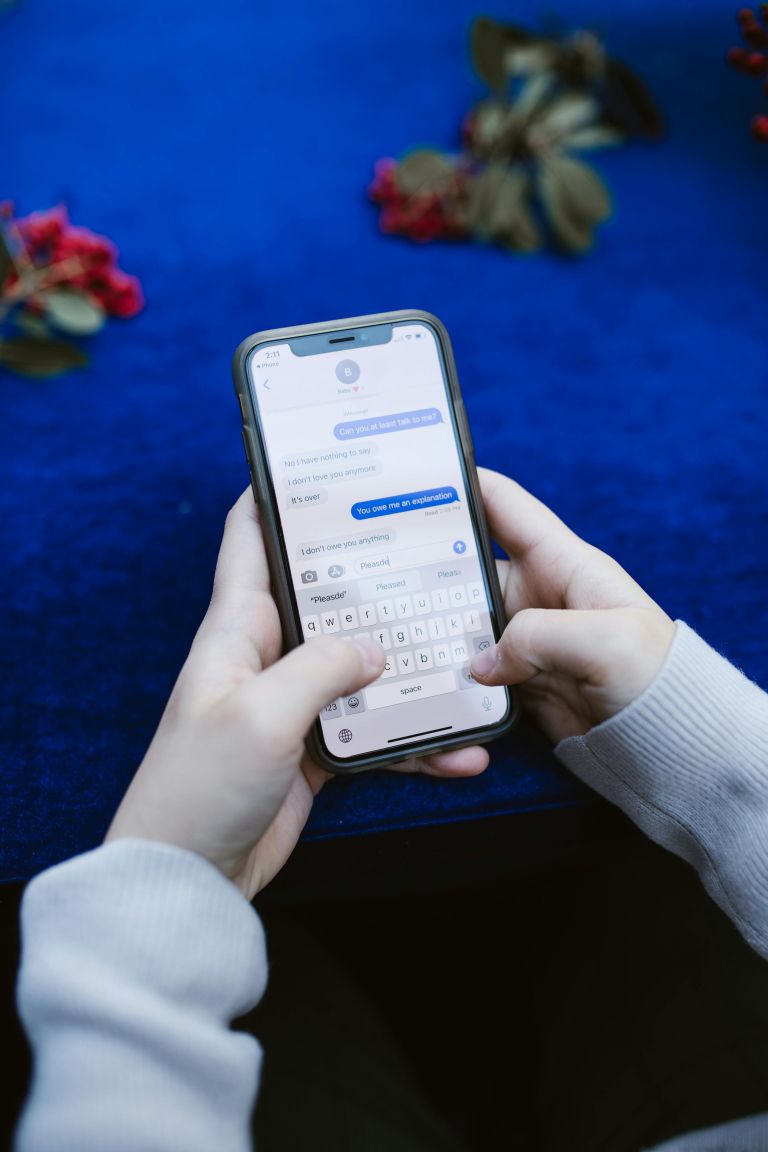 pisanje jeznega sms-a