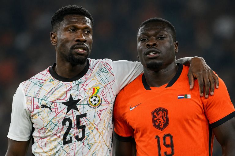 Derrick Luckassen (Gana) in Brian Brobbey (Nizozemska)