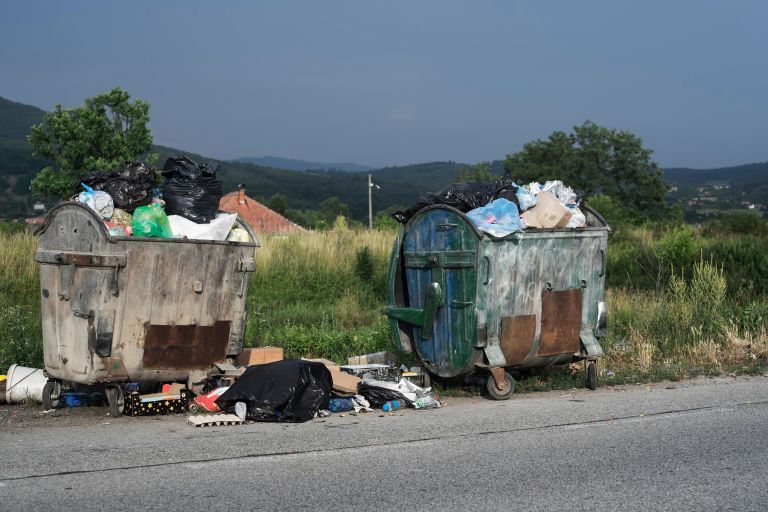 odpadek, hrana, smeti