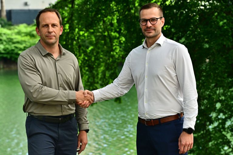 Stari in novi predsednik, Andraž Šuštarič in Nejc Koračin
