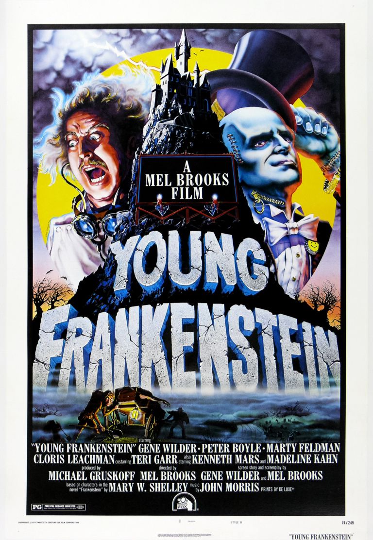 Mladi Frankenstein iz leta 1974 ni bil le parodija grozljivk, temveč ljubezensko pismo starim filmom