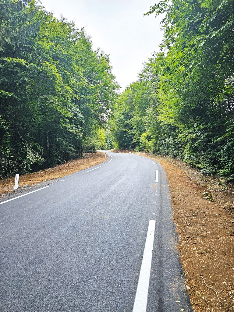 Prenovljena cesta Trebnje-Repče