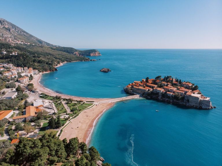sveti-stefan, crna-gora, morje