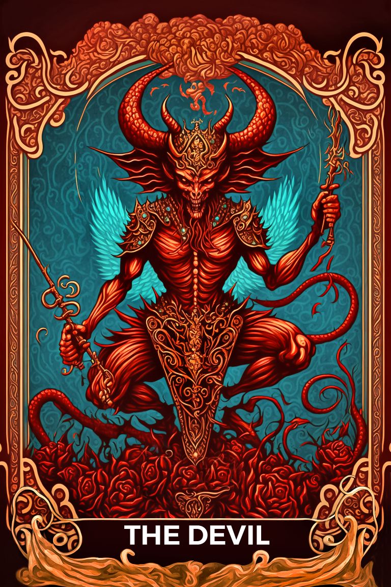 tarot karta hudič