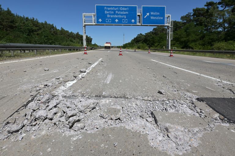 vročina, avtocesta, nemčija