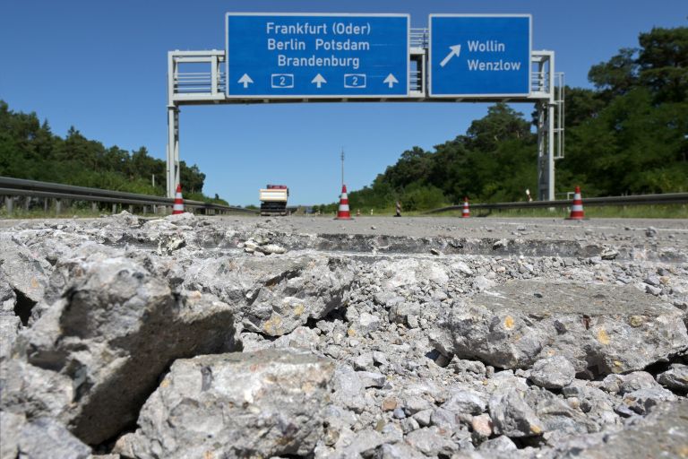 vročina, avtocesta, nemčija