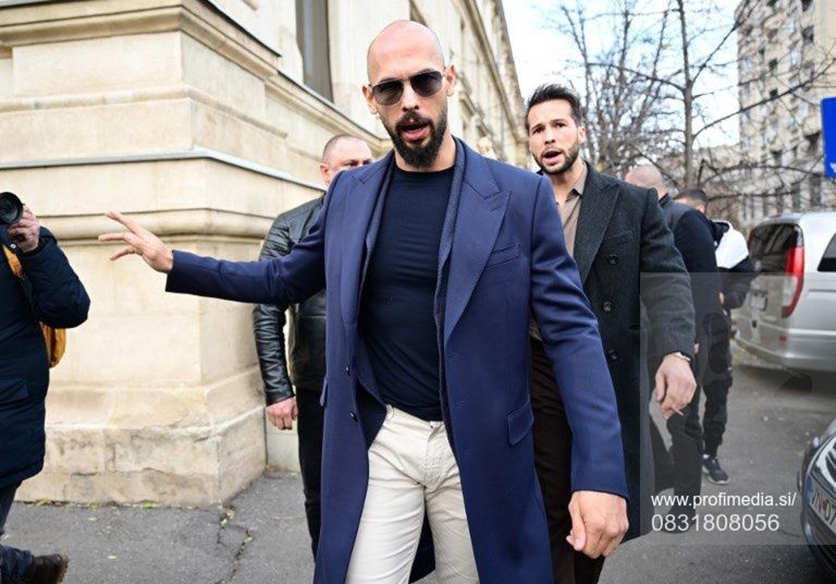 Andrew Tate pred sodiščem
