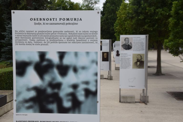 ulična-razstava, pomurski-muzej-murska-sobota, osebnosti-pomurja