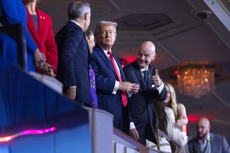 gianni infantino, trump