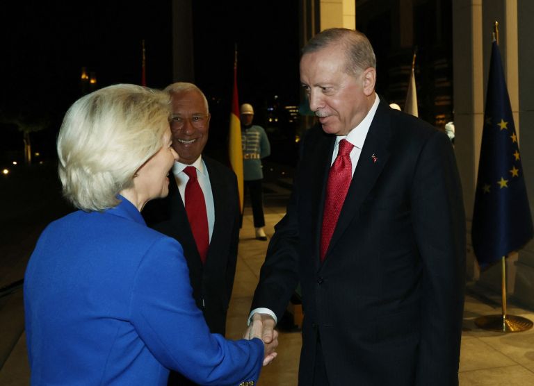 von der leyen, erdogan
