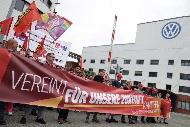 volkswagen, protest