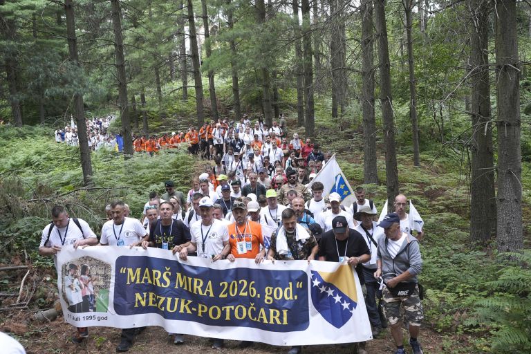 Pohod miru, srebrenica
