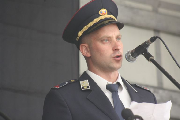 gasilci, zveza, mestna, obcina, parada, stoletnica, jubilej-gasilcev, himna