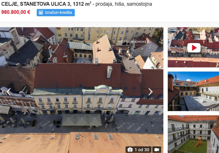 nepremicnine, prodaja, celje, najdrazje