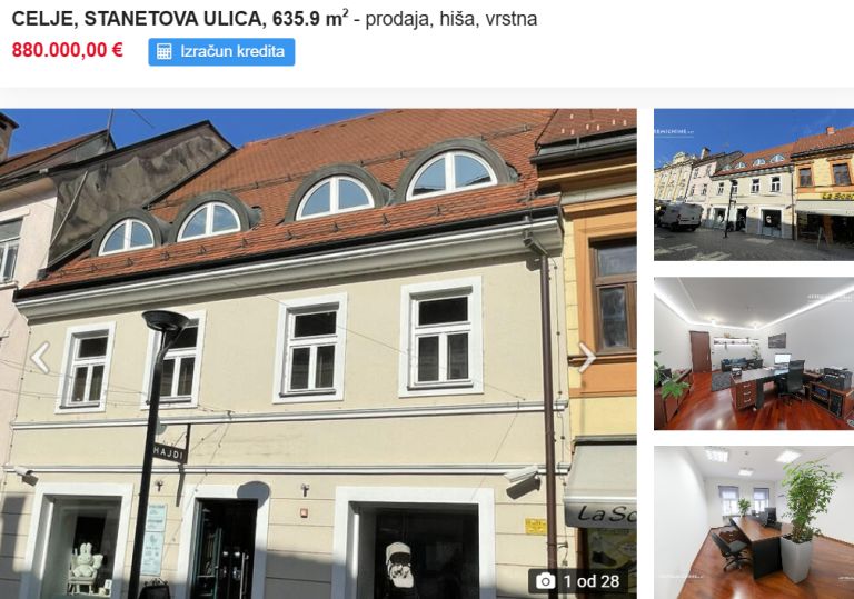 nepremicnine, prodaja, celje, najdrazje