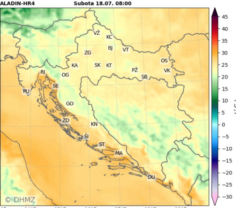 DHMZ - Državni hidrometeorološki zavod vreme