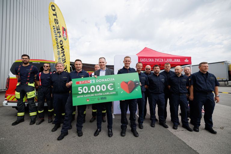 Spar donacija gasilcem