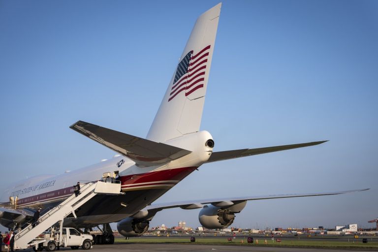 air-force-one, katar, trump