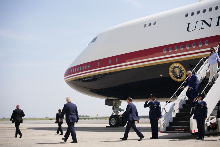 air-force-one, katar, trump