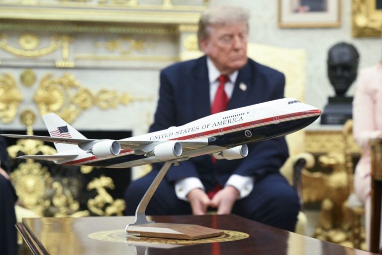 air-force-one, katar, trump
