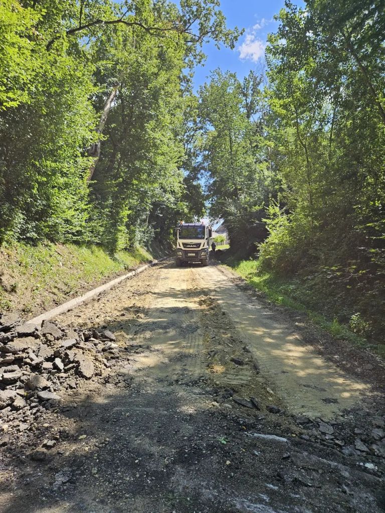 gajsevci, rekonstrukcija-ceste, obcina-krizevci