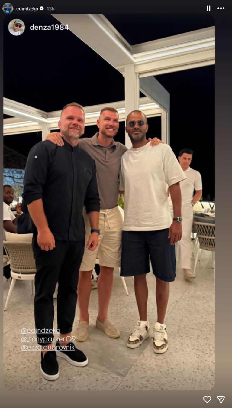 Edin Džeko, Tony Parker
