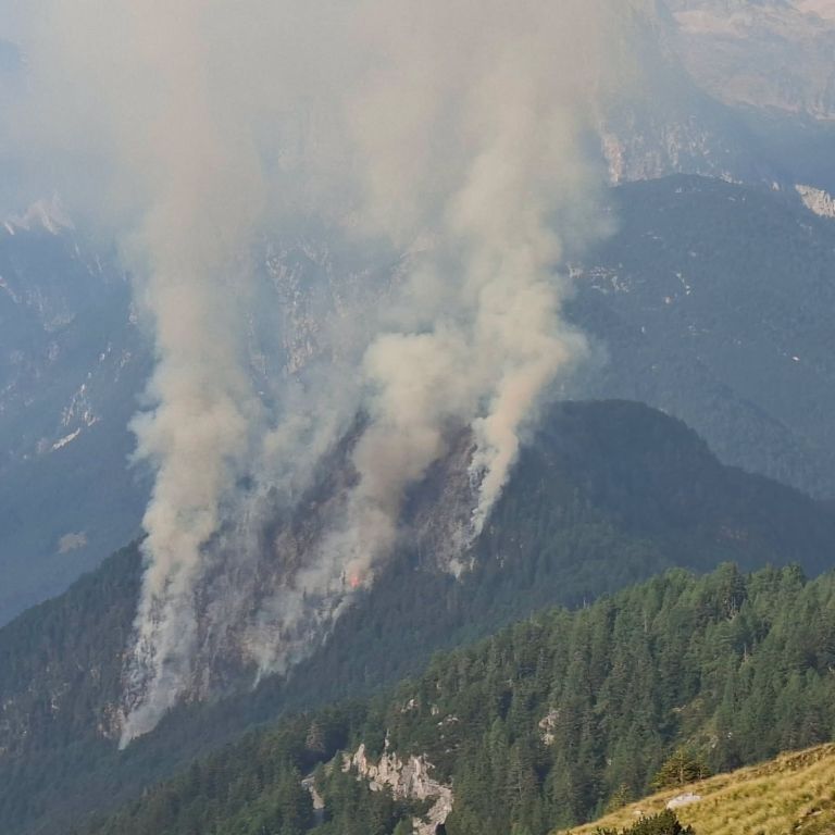 bovec, pozar