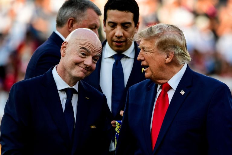 Gianni infantino, Donald Trump