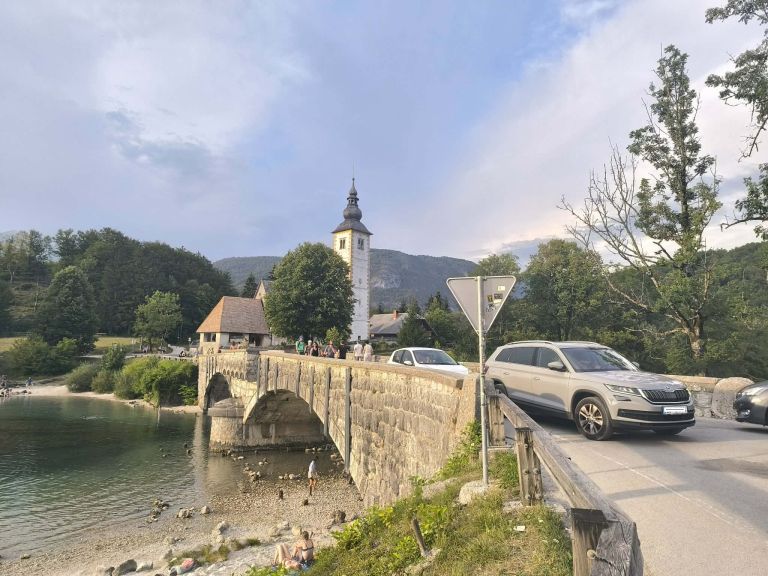 janezov-most, ribcev-laz, promet, bohinjsko-jezero