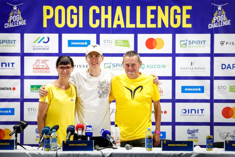 Tadej Pogačar, Marjeta Pogačar, Mirko Pogačar