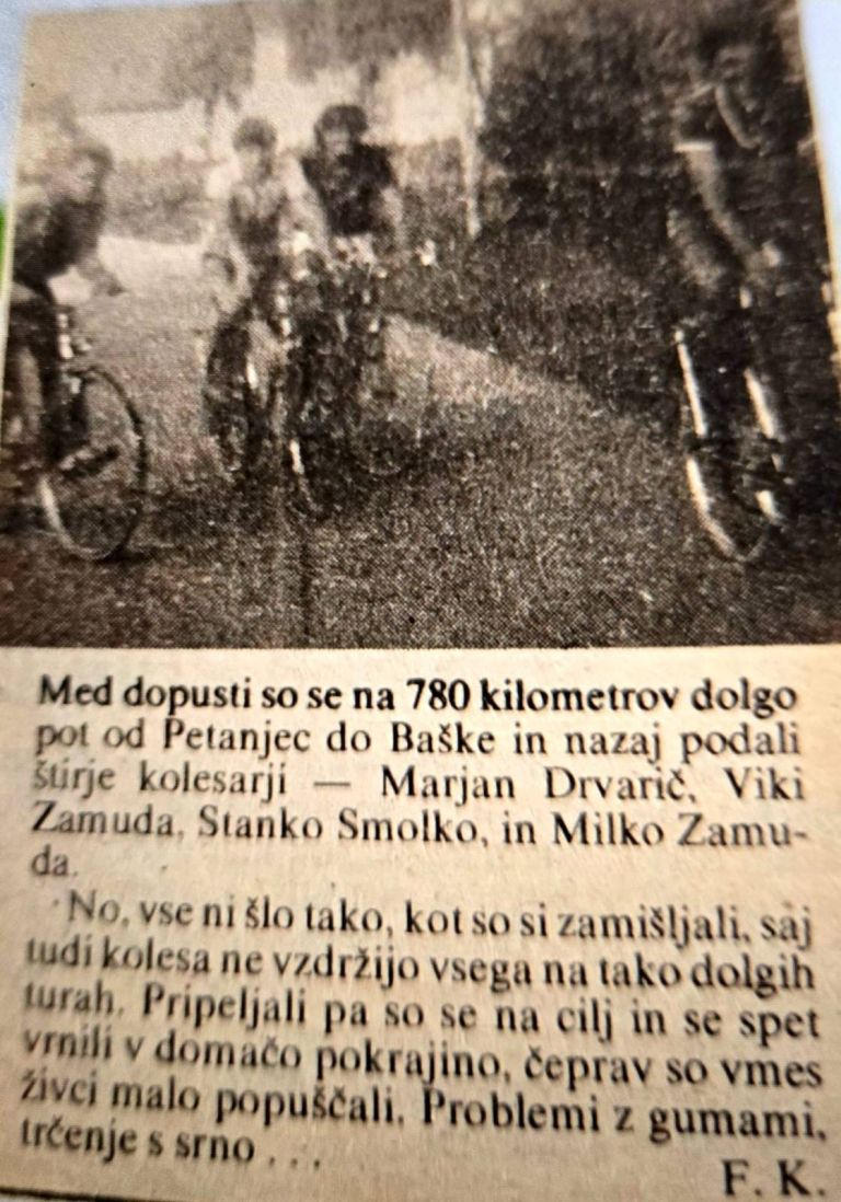 kolesarji, vestnik, 1982