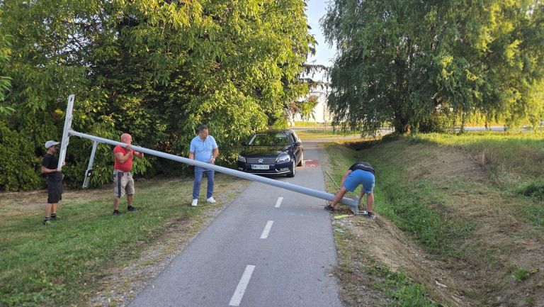 lendava, dolga-vas, razsvetljava