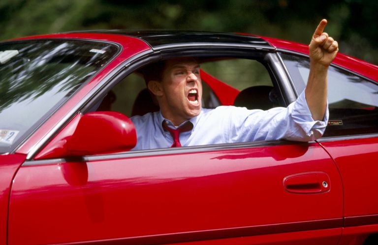 prepir, avtomobil, voznik, road rage