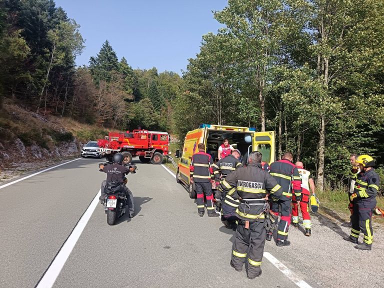 hrvaski-gasilci, motorist, gerovo