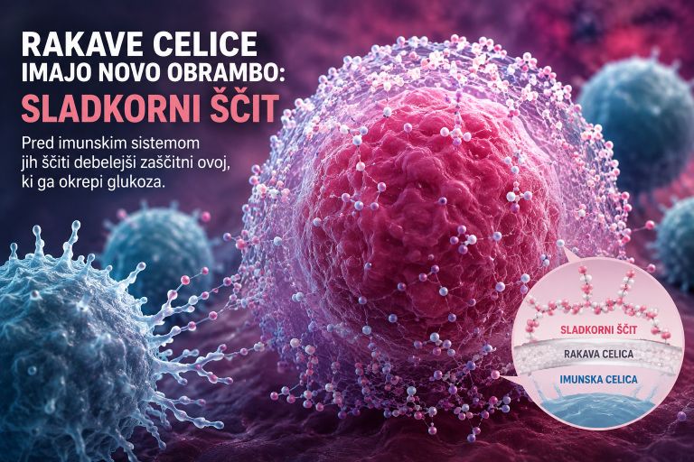 Rakave celice, sladkorni ščit