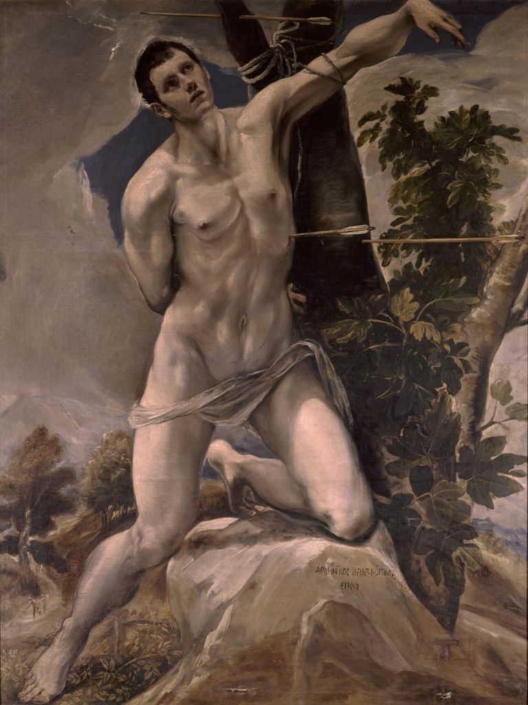 El Greco in njegov sveti Sebastijan .jpg