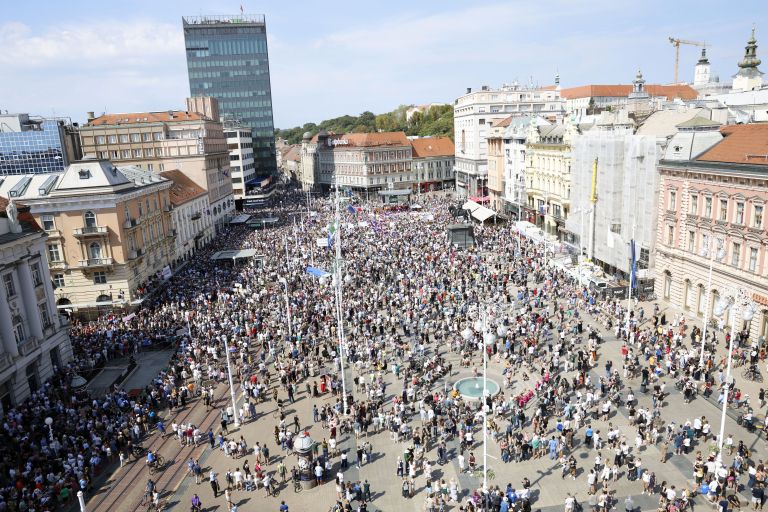 zagreb, protest