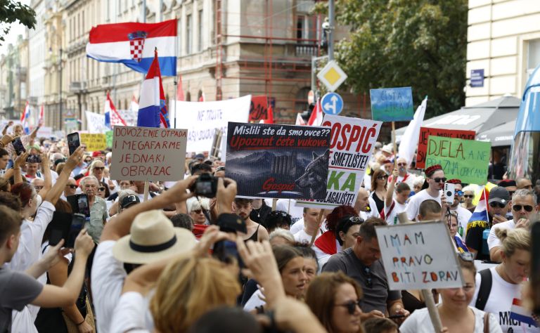 zagreb, protest