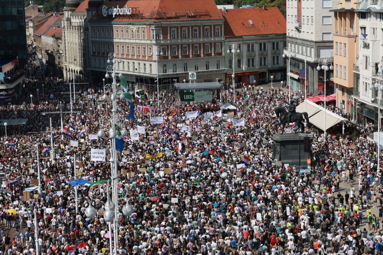 zagreb, protest
