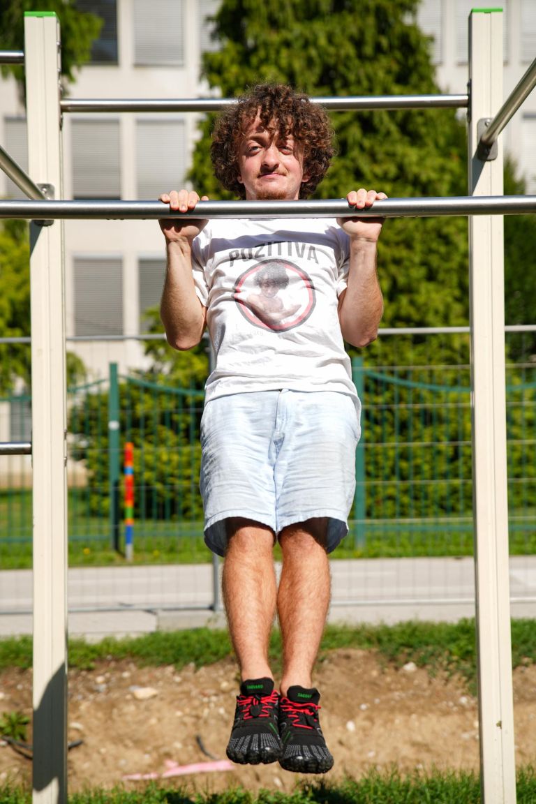 Jaka Juvan med vadbo