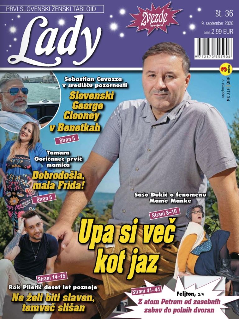 Naslovnica Lady, 9. september 2026