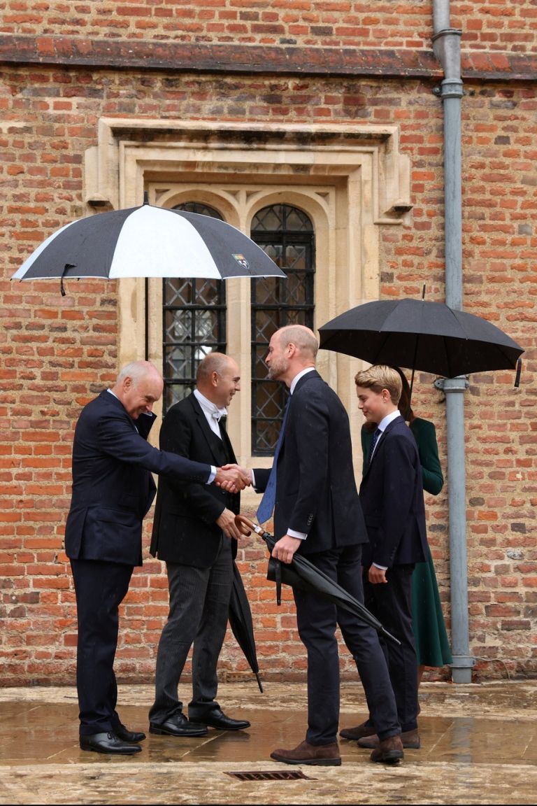 princ geroge, princ William in princesa Kate 5