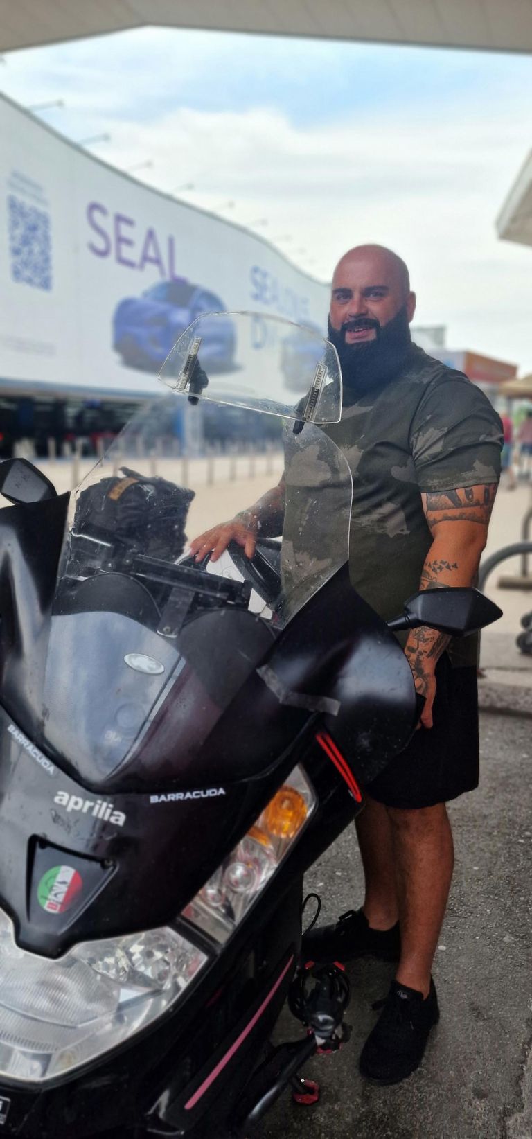 Aco Sakić in njegov motor