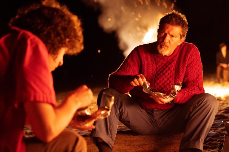 Dominic Sessa in Antonio Banderas v biografski drami Tony