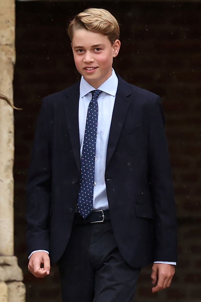 princ geroge, princ William in princesa Kate