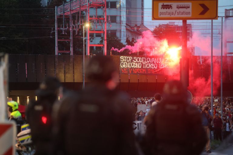 protest, izraelsko-veleposlanistvo