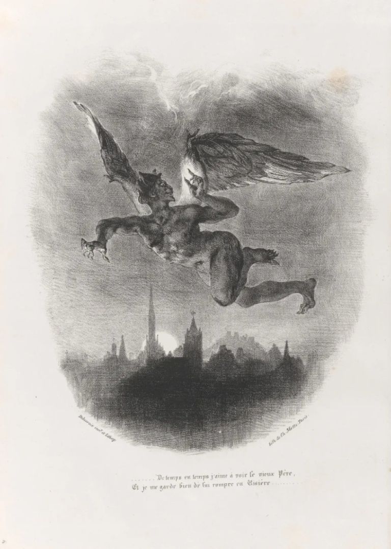 Méphistophélès dans les airs - Eugène DELACROIX (1798-1863).png