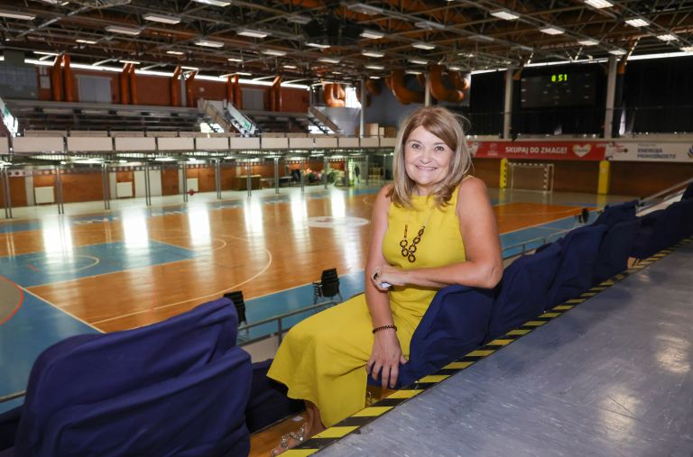 breda-obrez-preskar, direktorica-zpo-celje, sportna-dvorana-golovec, 50-let, hala-a, hala-golovec